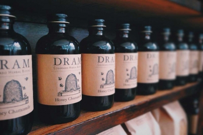 DRAM Apothecary's bottles of bitters