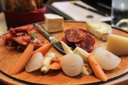 The Nickel cheese and charcuterie board