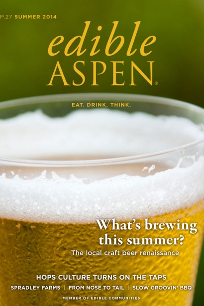 Edible Aspen Issue 27, Summer 2014 Cover