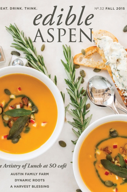 Edible Aspen Issue 32, Fall 2015 Cover