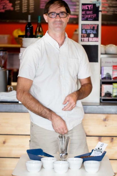 Jeff Hollenbaugh co-founded the Glenwood Springs–based Defiant Bean Roasters