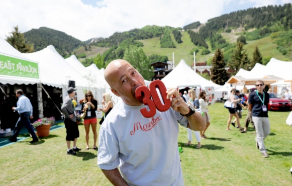 Andrew Zimmern celebrates the 30th anniversary of the Food & Wine Classic in Aspen