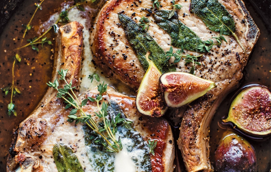 Fig and Cider Pork Chops